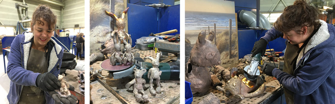 Petra Dorst aan het werk