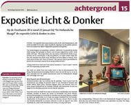 In de pers: Licht en donker in Galerie de Hollandsche Maagd